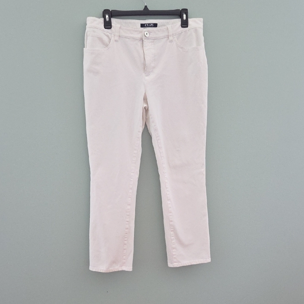Chaps Classic White Madden Straight Leg Jean Size 12